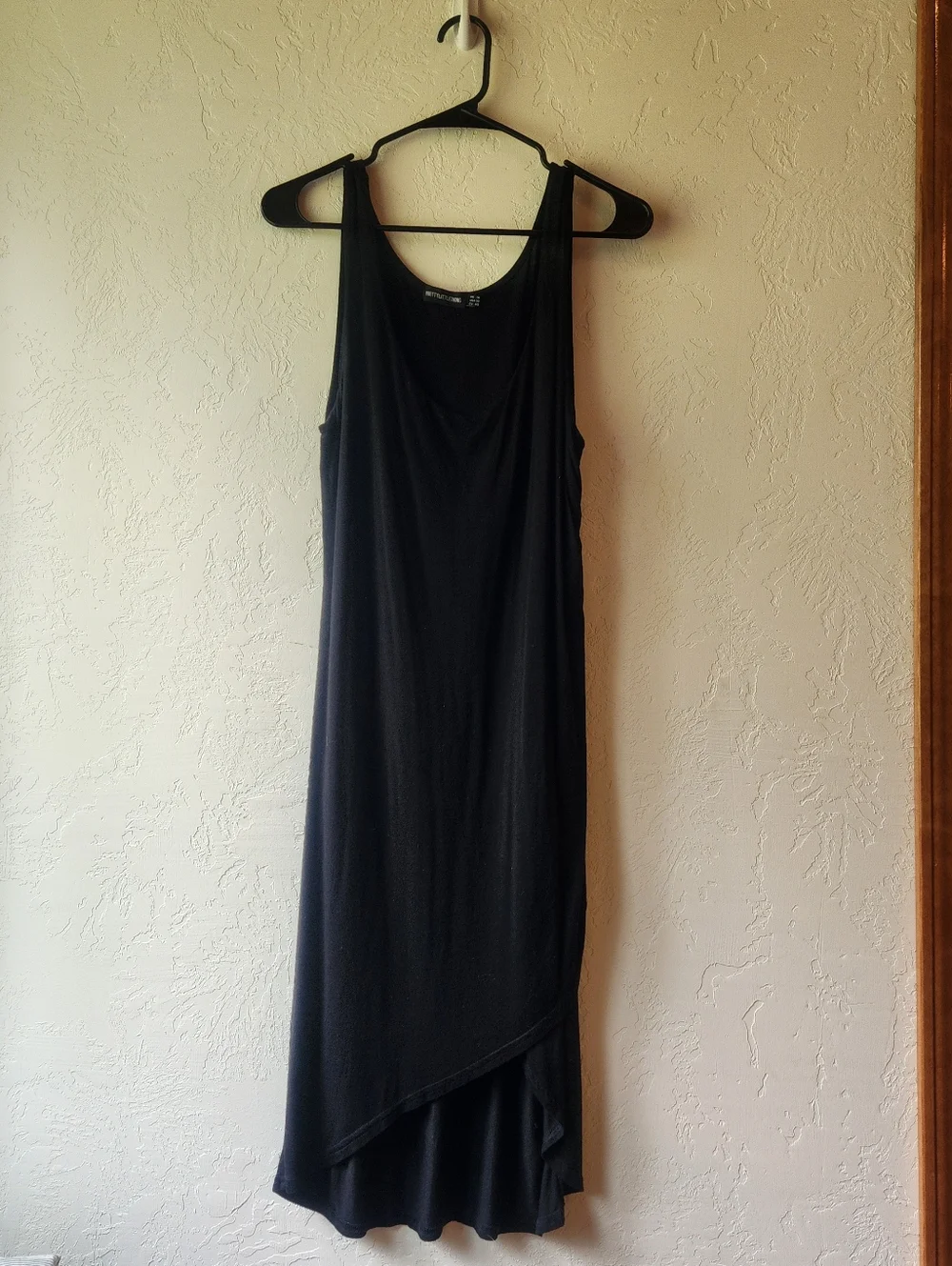 black dresses pretty little thing Black Racer Frill Hem Bodycon Dress